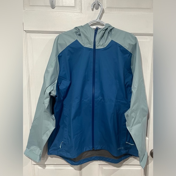 ORVIS women’s ultralight storm rain jacket | XL | lake blue/ fresh air - Picture 3 of 9